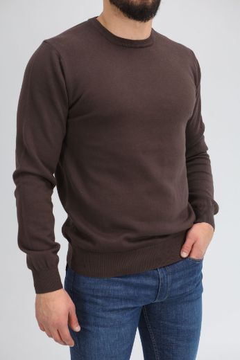 Slika Pamucni dzemper - ESPRESSO BROWN