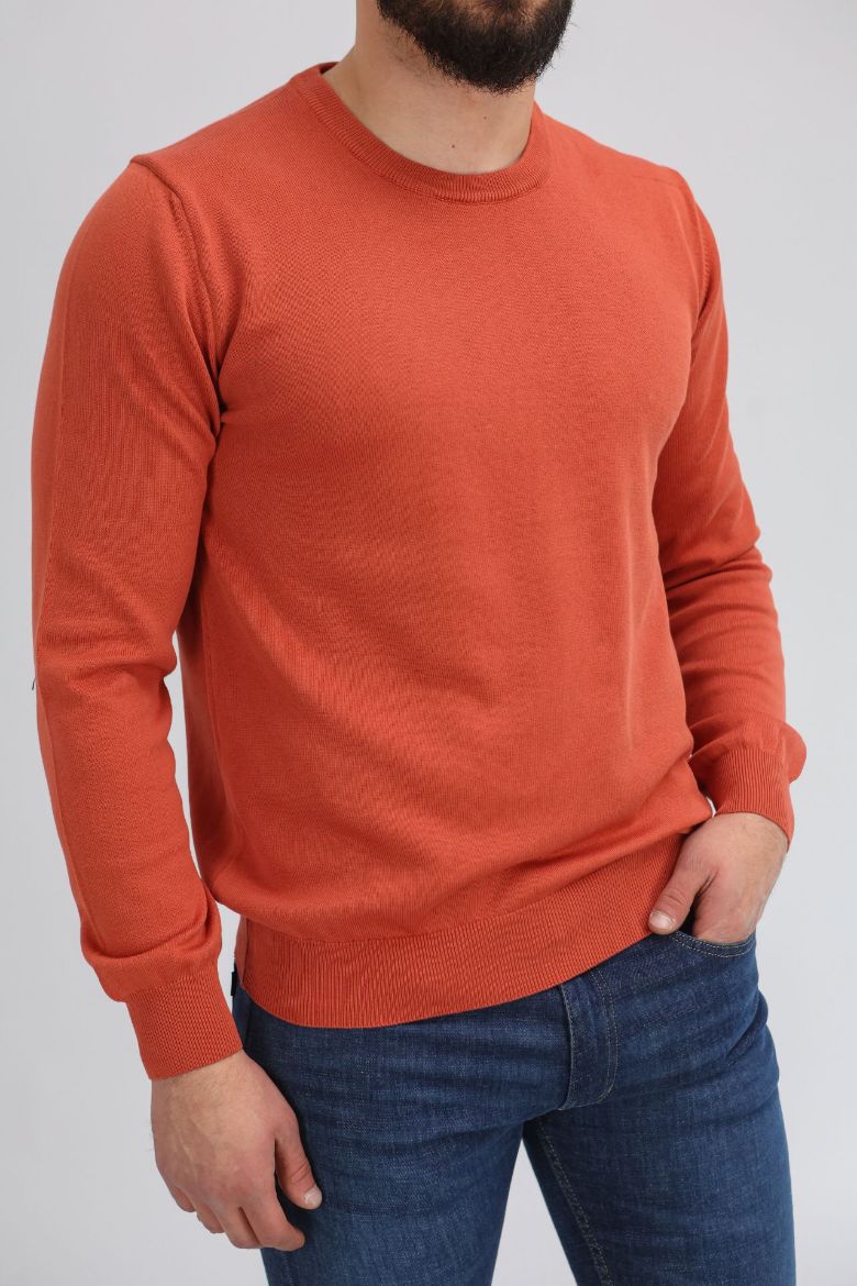 Slika Pamucni dzemper - TERRACOTTA