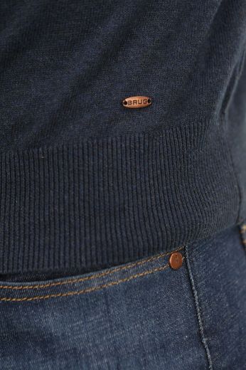 Slika Pamucni dzemper - NAVY GRAPHITE