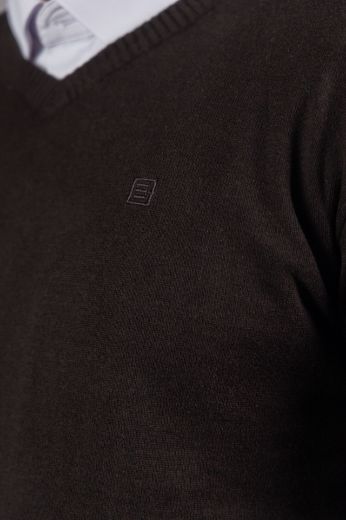 Slika Pamucni dzemper - DEEP MOCHA