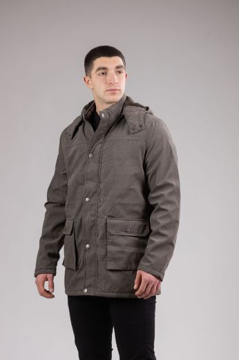 Slika Muska zimska jakna - 1904104 - MASLINASTO ZELENA