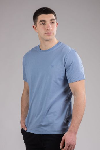Slika Majica pamucna - SVETLO PLAVA