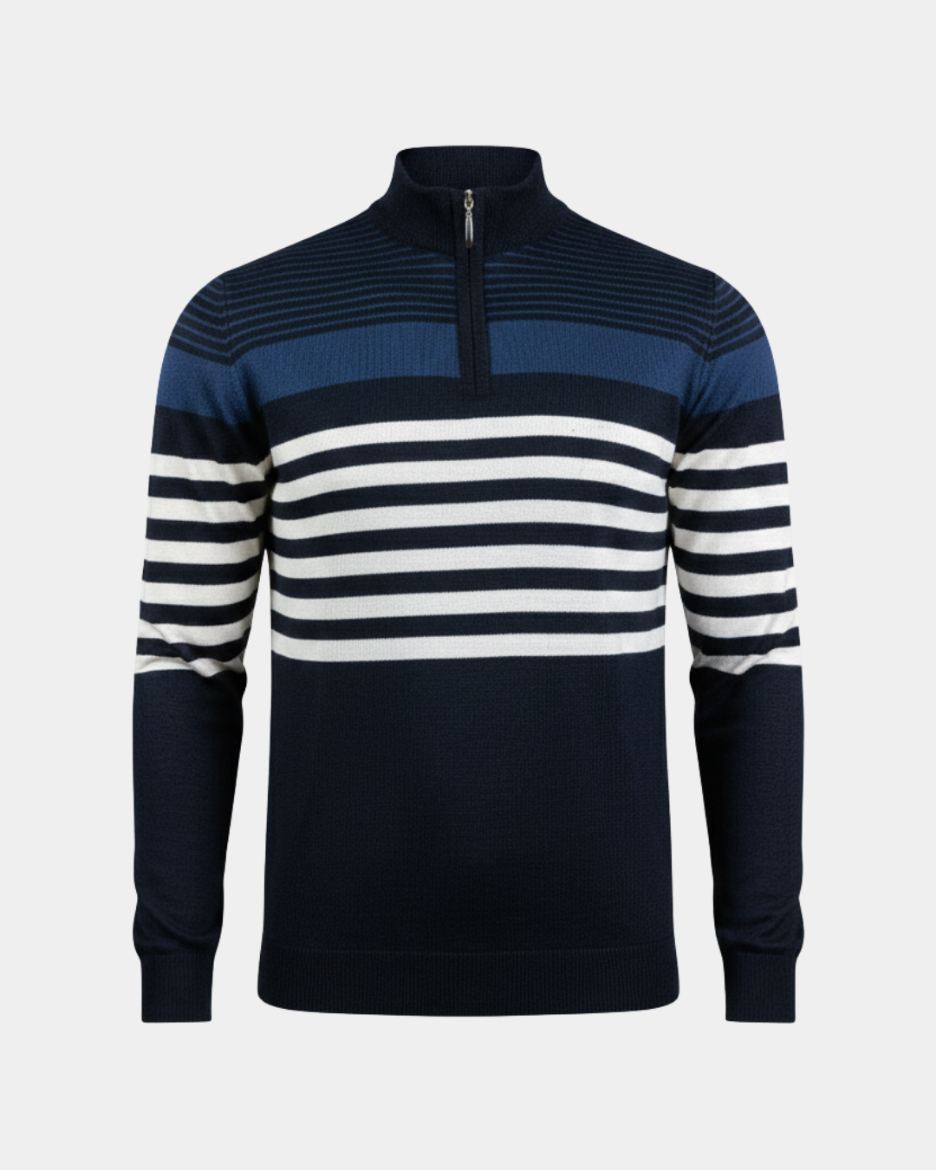 Slika Pamucni dzemper - Midnight White ZIP