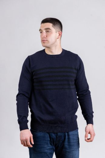 Slika Pamucni dzemper - Dark Navy