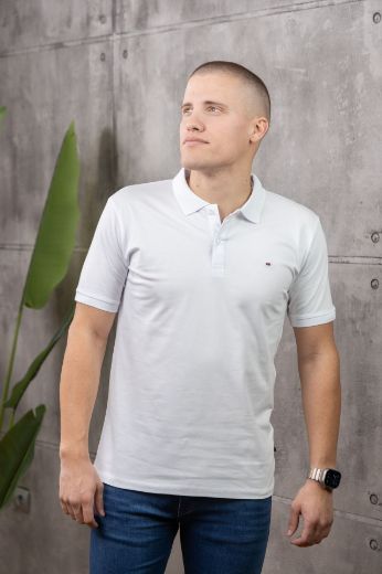 Slika Majica sa kragnom - PURE WHITE