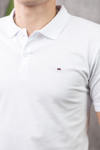 Slika Majica sa kragnom - PURE WHITE