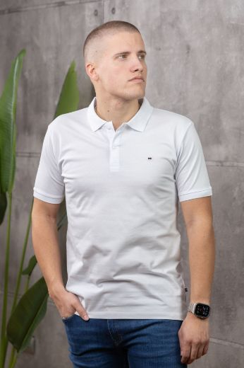 Slika Majica sa kragnom - PURE WHITE