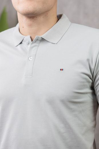 Slika Majica sa kragnom - SOFT ASH