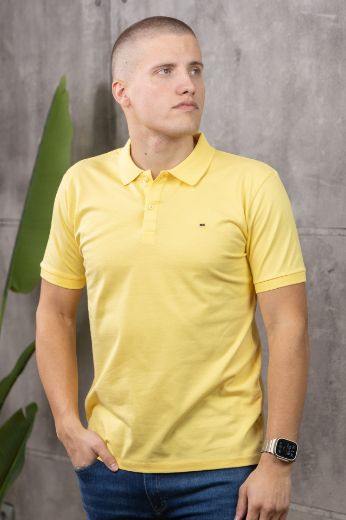 Slika Majica sa kragnom - SUNLIGHT YELLOW