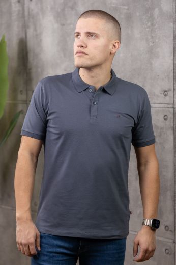 Slika Majica sa kragnom - GRAPHITE GREY