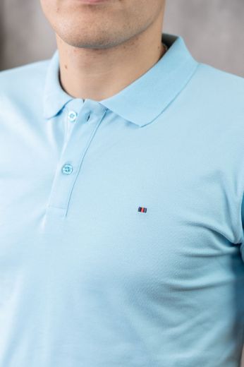 Slika Majica sa kragnom - SKY BLUE