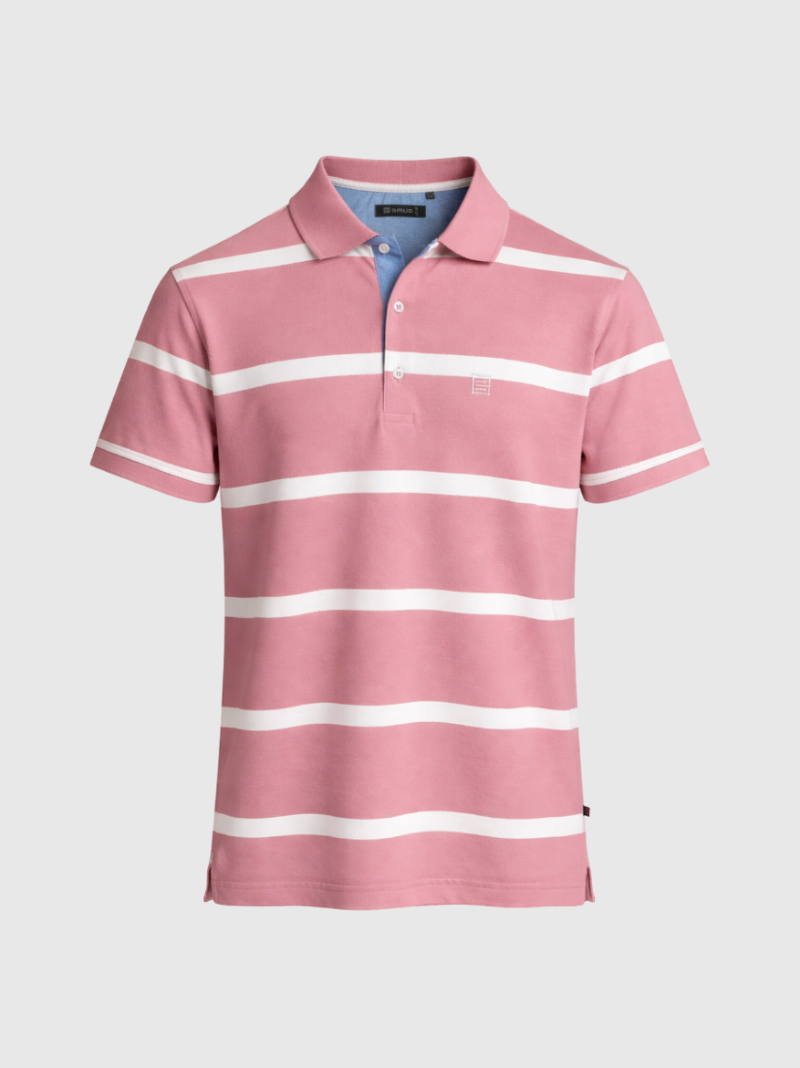 Slika Majica sa kragnom - ROSE STRIPE